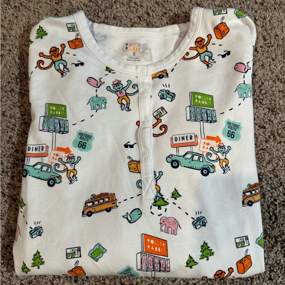 Roller Rabbit On The Road Pajamas